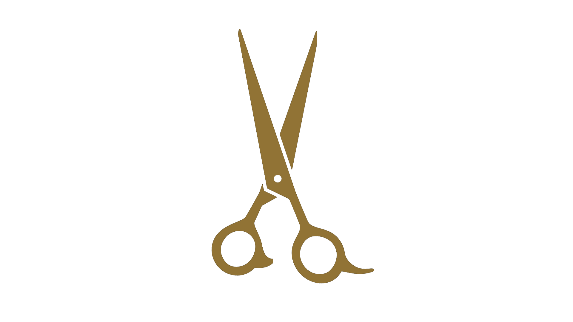 美容室看板のハサミイラスト